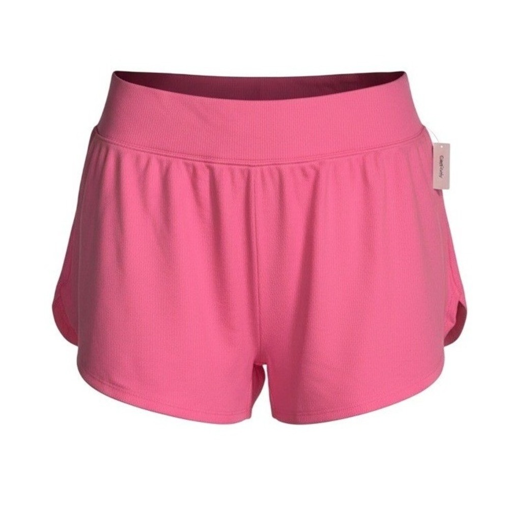 GapBody Pink Ribbed‎ Lounge Shorts XL High Rise Dolphin Hem NWT 825459-02-1